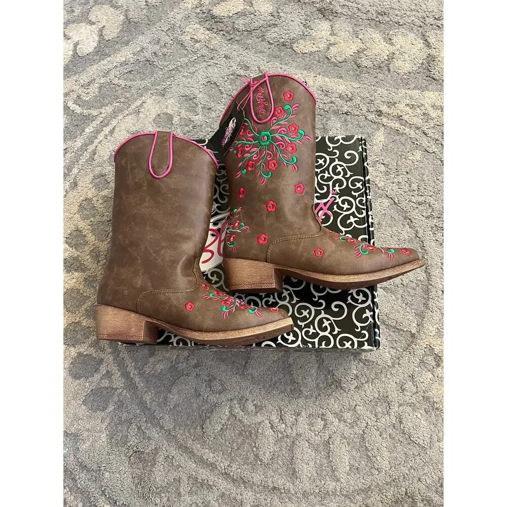 NIB❤️M&F Western Kids Cow Girl's Boot sz1.5